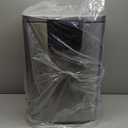 EKO Madison Brushed Stainless 50 Liter/13.2 Gallon Step Trash Can with Inner Liner - Fingerprint Resistant Finish