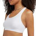 Champion Women's Sports Bra, Absolute, Moderate Support, High-Impact Sports Bra for Women (White, M)