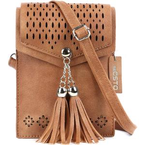 seOSTO Womens Small Crossbody Bag For Woman, Tassel Wallet Purse Gifts For Teenage Girls