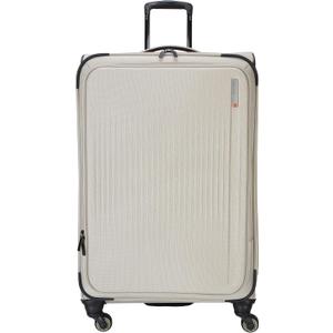 Sharper Image Odyssey 29" Expandable 8-Wheel Spinner Large Checked Luggage Suitcase, Abbey Stone