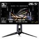 ASUS ROG PG27AQWP-G 27 Inch 20th Edition OLED Gaming Monitor, 26.5-inch, QHD, WOLED, Dual-Mode (QHD@540Hz, HD@720Hz), 0.02ms, 99.5% DCI-P3 Gamut, TrueBlack Glossy