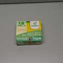 JWOWO 12 Invisible Tape with 12 Refillable Tape Dispenser, Holiday Supplies and Gift Wrap Tape, Great for Christmas Crafts, Matte Finish, 3/4 in x 650 in