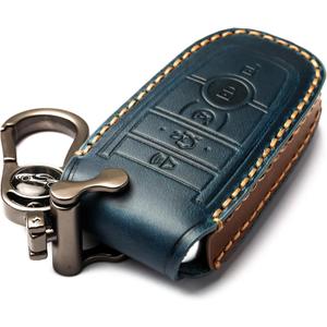 Car Key Fob Cover, Soft Full Protection Key Case Shell Compatible with Ford Smart Key 3 4 5 Buttons Protector