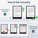 [Case-Friendly] Remote Control Page Turner Ring for Kindle Paperwhite Oasis Scribe Kobo eReaders, Camera Camcorder Remote Controls, Page Turner Clicker for iPhone ipad Tablets with Storage Bag Green