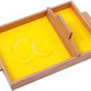 Adena Montessori Sand Tray-Montessori Writing &Play ToysMontessori Toys for Toddlers Learning Age 3 4 5 Years Old Sand Tray