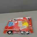 100Pcs Firetruck Birthday Party Plates and Fire Shaped Napkins Fireman Party Supplies Firefighter Disposable Paper Dinnerware Firetruck Tableware Set for Flame Birthday Baby Shower Decor