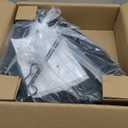 Fire Pit Spark Screen,30 Inch Fire Pit Screen Cover Outdoor with Handle&Poker,Firepit Screens Round Cover Mesh Replacement Heavy-Duty Steel Fire Pit Covert for Backyard/Beach/RV Camping (Metal)