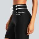 Holipick 5"/7" Swim Shorts Women High Waisted Bathing Suit Shorts Tummy Control Swimsuit Boyshorts Bottom with Liner (Black, XL)