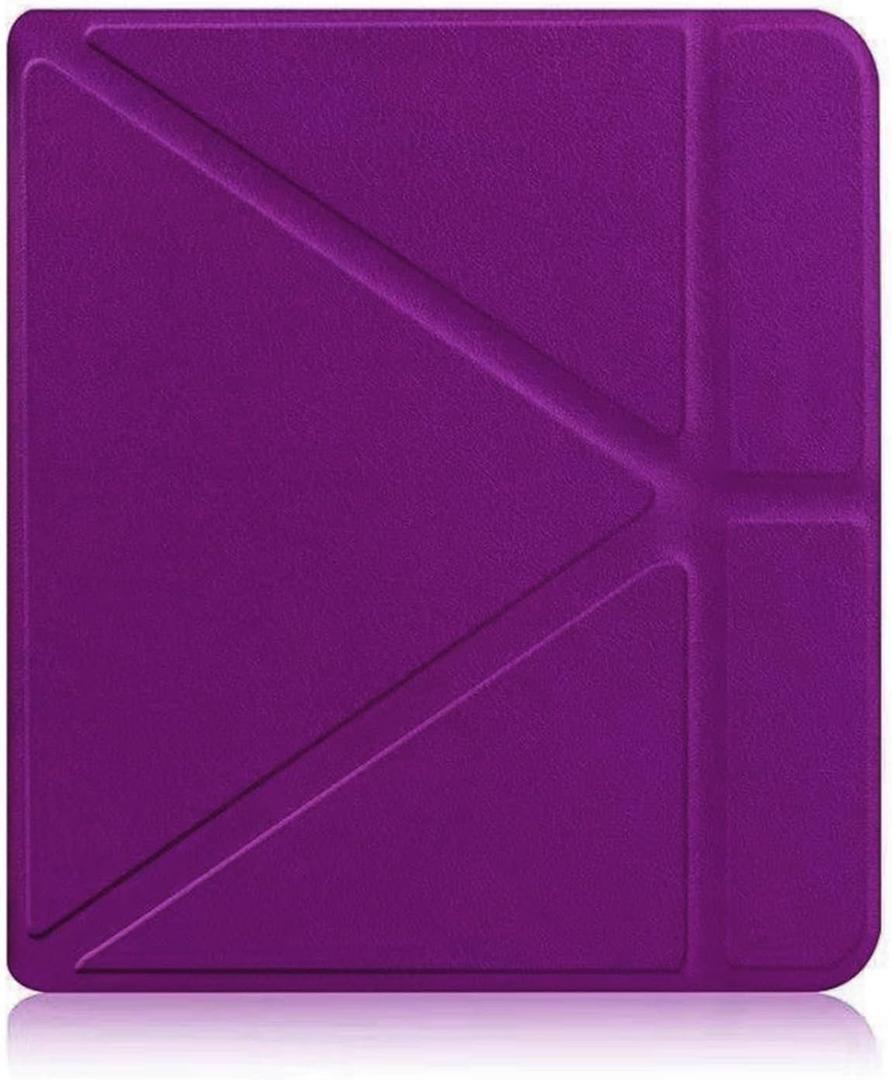 Case Compatible with Kobo Forma 8'' N782 eReader, PU Leather Cover with Stand Protective Case Auto Sleep/Wake Smart Case(Purple)
