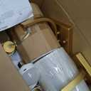 Battery Operated Wall Sconces Set of 2, Brass Gold Rechargeable Wall Sconces with Remote & Bulbs, Indoor Not Hardwired Wall Lights, 15 Colors Dimmable Cordless Wall Lamps for Living Room Hallway Foyer