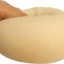 Zorbitz Squishy Dumplin Steamed Soft Dumpling Bun Simulation Fidget Toy Beige, Pressure-Relieving Sensory Squeeze Ball
