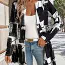 Women Loose Casual Long Sleeved Open Front Breathable Cardigans For Women Trendy, Size XL 