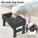 1 Pcs Slow Food Dog Bowl Replacement Basic Dog Bowl, Black
