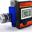 LE LEMATEC Digital Air Pressure Regulator with LED Display Gauge,  NPT Valve for Air Compressor, Tire Inflation, HVLP Spray Paint Gun, & Professional Air Tools, Compact & Heavy-Duty. DAR01B