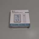 Indoor Outdoor Thermometer Hygrometer Wireless Weather Station, Temperature Humidity Monitor Battery Powered Inside Outside Thermometers with 330ft Range Remote Sensor and Backlight Display (White+Grey)