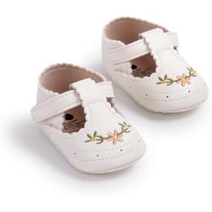 Myleleya Infant Baby Boys Girls Sandals Summer Baby Wedding Dress Flat Shoes Newborn Crib Shoes First Walkers Prewalkers Shoes, 11 