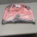 Kids Swing Seats Indoor Hand-Made Net Swing with Adjustable Rope Tree Swings for Kid Child Backyard Playground Swings Outside Indoor (Pink)