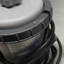 Filter Pump for Above Ground Pools, 330 GPH Flow Rate Filter for Inflatbale Pool, Flow Rate Pool Filter for Inflatable Swimming Pool Crystal Clear Filter Pump with 2 Filter Cartridges