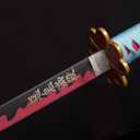 Sword Valley Demon Series Anime Sword - Slayers Katana40.9" LengthAnime Original Texture Carbon Steel Blade Carving SymbolNon-Slip Gripfor Cosplay & Display