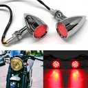 DREAMIZER LED Turn Signals Front Rear 15 LED Motorcycle Lights Super Bright Bulbs Compatible With Harley Honda Yamaha Suzuki and More