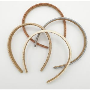 obeoby 4 Pack Trendy Headbands for Thicker Hair, Non Slip 0.6 inch Thin Knitted Hairbands Assorted Colors for Girls Summer Dress Outfit