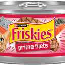 Purina Friskies Prime Filets With Salmon and Beef in Sauce High Protein Wet Cat Food - (Pack of 23) 5.5 oz. Cans EXP: 12/2027 