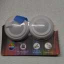 Xtreme 2pk Round LED Tap Puck Lights: Multi-Color Touch Control for Versatile Lighting