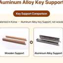 Kalimba Thumb Piano Finger Instrument 17 Keys Made in Korea Patented No Tuning Premium K-kalimba Musical Gift for Beginners Adults Kids