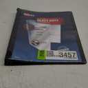 Avery Heavy-Duty View 3 Ring Binder, 0.5 Inch One Touch Slant Rings, 135-Sheet Capacity, DuraHinge, 0.7 Inch Wide Spine, Customizable Clear Cover and Spine, 1 Black Binder (79381)