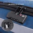 Golf Travel Bag for Airlines, Hard Case Top, TSA Lock, 1680D Oxford Fabric