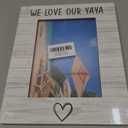 Yaya Gifts Picture Frame 5x7, YayaGrandma Photo Frame, Christmas Mothers Day Birthday Gift for YayaGrandma from Grandkids, We Love Our Yaya Wooden Picture Photo Frames for Desk Home Room Decor