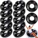 Simgoing 12 Pack Inflatable Pool Floats for Kids 24 Inch Glitter Swimming Ring with Sequined Inflatable Pool Tubes Toys for Boy Girl Summer Vacation Beach Party Favors
