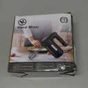 Lord Eagle 5-Speed Hand Mixer Electric, 300W Compact Handheld Mixer, Portable Kitchen Egg Beater with 5 Attachments & Storage Bag, Cake Supplies for Bread Dough Baking, Lightweight, Black