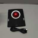 Nulea M512 Wireless Trackball Mouse, Ergonomic 55mm Trackball, Adjustable DPI for Precise Control, Left or Right Hand Compatible, Rechargeable, Multi-Device Bluetooth & 2.4GHz for PC, Laptop, Mac