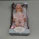 Enjoyin 12'' Baby Doll in Gift Box with Pink Cloths, Pacifier, 13''x13'' Microfabric Blanket, and Feeding Bottle. Gift Idea for Ages 3+