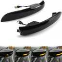 Sequential Dynamic LED Turn Signal Light for Ford Kuga Escape Ecosport 2013-2018/C-Max 2013-2017/Focus 2012-2018 Mirror Side Marker Lamp Smoked Lens