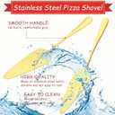 12 Pcs Pizza Stand Set: 4 Metal Stands, 4 Pizza Pans, 4 Spatulas for Weddings, Party(Gold,Round)