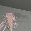 12 Pcs Flower Bags for Bouquets Single Rose Sleeve Box Transparent Triangle Rose Bag DIY Flower Wrapping Paper for Graduation Wedding Birthday Floral Arrangement (Pink)