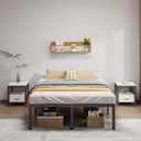 LUMUNANCE Metal Bed Frame Full Size - 18 Inch Heavy-Duty Full Platform Bed Frame No Box Spring Needed, Easy Assembly, Noise-Free, Sturdy Mattress Foundation, Underbed Storage Space