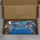 Jar Opener for Weak Hands, Seniors with Arthritis, 5 in 1 Multi Function Bottle Opener Lid Opener For Arthritic Hands with Non Slip Rubber Jar opener Gripper Pad(blue) (3-piece set)