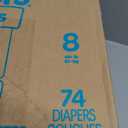 Huggies Size 8 Diapers, Little Movers Baby Diapers, Size 8 (46+ lbs), 76 Count (2 Packs of 38)