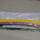 JARLINK 20 Pack 10 Colors Zipper Mesh Document Pouch, Letter Size/A4 Size, Plastic Water-Resistant File Bags, for School Office Supplies Cosmetics Travel Storage, Assorted Color