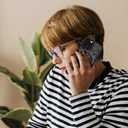 for iPhone 16 Pro Max Case, Black Floral Flower Pattern Print Magnetic Case [Compatible with MagSafe] [Translucent Matte] Slim Shockproof Protective Women Girls Phone Case 6.9", Floral Flower