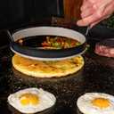 Blackstone Egg & Omelet Ring Kit (7 Piece Set) Non Stick Silicone Egg & Omelette Cooker Mold for Pancake, Patties & English Muffin Round Egg Cooking ShaperGriddle Accessories for Breakfast - 5515