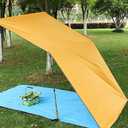 Bluefield Hammock Camping Tarp Rain Fly, Waterproof Tent Shelter Awning Sunshade Cloth Picnic Mat for Outdoor Hiking Beach Backpacking 112x43 In (M)