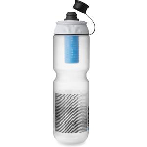HydraPak Breakaway+ Filter Water Bottle (20oz or 30oz) - Hike & Bike Squeeze Water Bottle, Fits Backpacks & Bike Cages - Clear