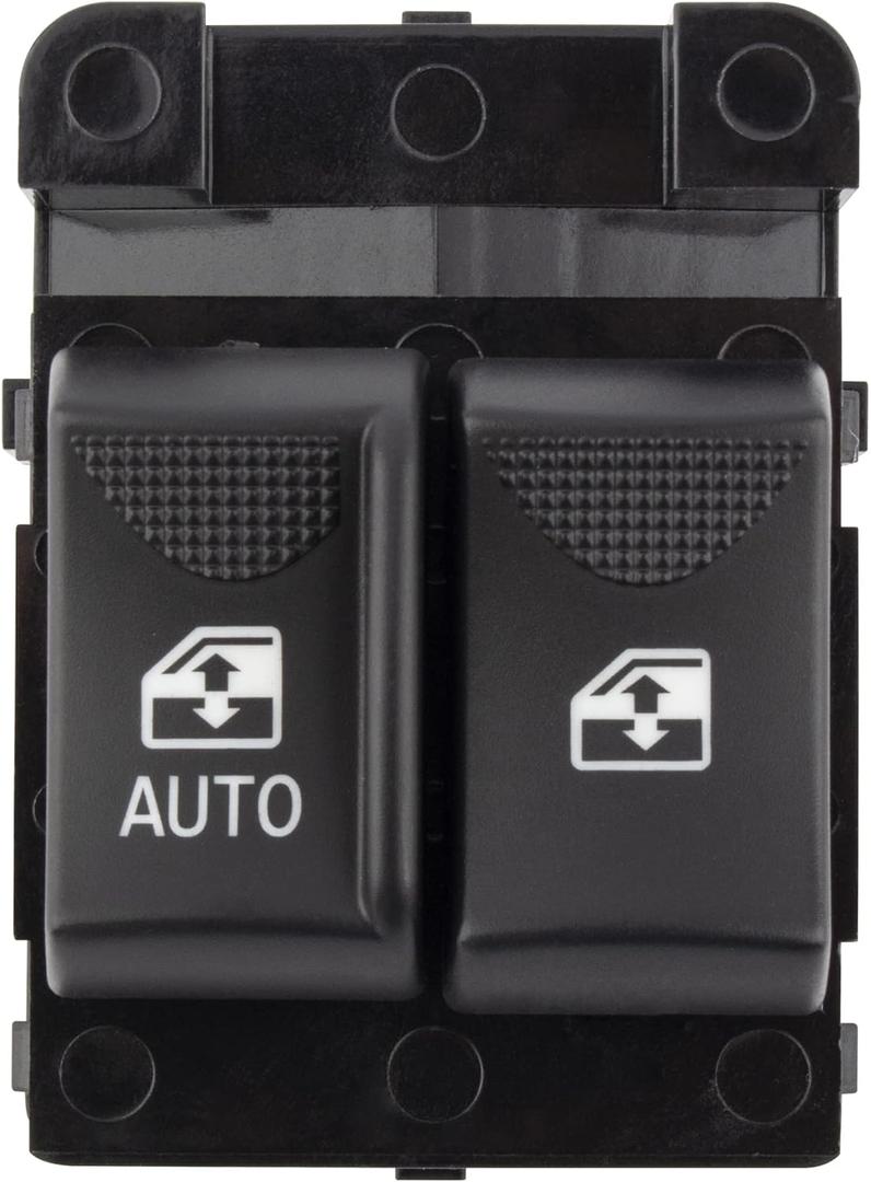 BOXI Front Left Driver Side Power Window Switch Fit 2000-2005 for Chevy Monte Carlo | 2003-2007 for Chevy Express | 2003-2007 for GMC Savana Replace # 901-031 10284860 19244863 25725880