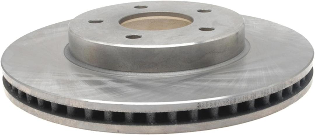 ACDelco Silver 18A1424A (19241825) Non-Coated Front Disc Brake Rotor