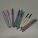 Linbsunne Gel Pens Black Ink Pens for Office 0.5mm Fine Point Pens Smooth Writing Retractable Work Pen (10 count)