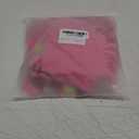 60s 70s Outfits for Kids Girls 7 Pcs Hippie Costume Set Fringe Vest Peace Flared Pants Accessories Set for Halloween (4-6 Years, Pink)